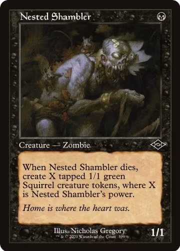 Nested Shambler (Retro Frame) (399), Modern Horizons 2 — Magic card price