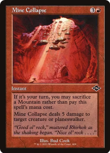 Mine Collapse (Retro Frame) (408), Modern Horizons 2 — Magic card price