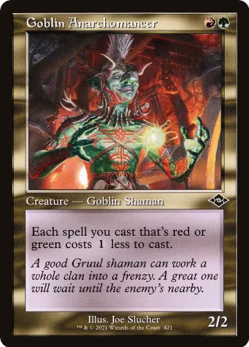 Goblin Anarchomancer (Retro Frame) (421), Modern Horizons 2 — Magic card price