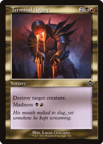 Terminal Agony (Retro Frame) (424), Modern Horizons 2 — Magic card price