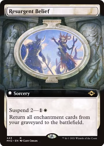 Resurgent Belief (Extended Art) (443), Modern Horizons 2 — Magic card price