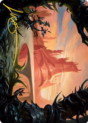 Slagwoods Bridge Art Card (Gold-Stamped Signature) (79), Art Series: Modern Horizons 2 — Magic card price