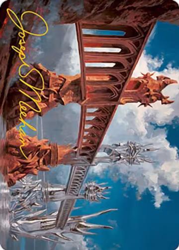 Silverbluff Bridge Art Card (Gold-Stamped Signature) (78), Art Series: Modern Horizons 2 — Magic card price