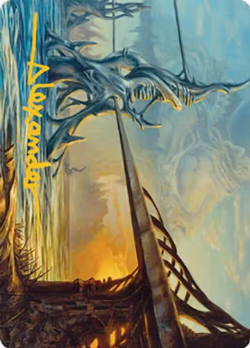 Razortide Bridge Art Card (Gold-Stamped Signature) (76), Art Series: Modern Horizons 2 — Magic card price