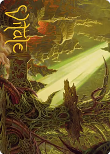 Darkmoss Bridge Art Card (Gold-Stamped Signature) (72), Art Series: Modern Horizons 2 — Magic card price