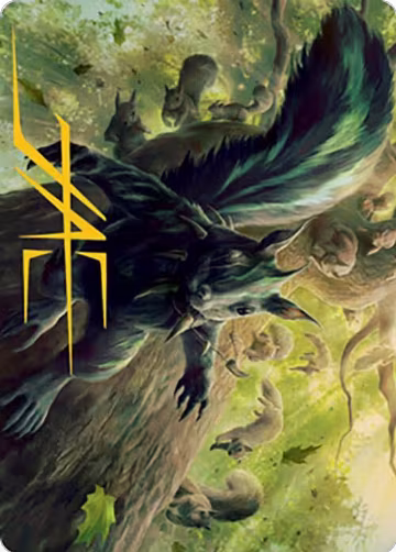 Chatterfang, Squirrel General Art Card (68/81) (Gold-Stamped Signature) (68), Art Series: Modern Horizons 2 — Magic card price