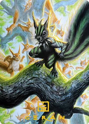 Chatterfang, Squirrel General Art Card (67/81) (Gold-Stamped Signature) (67) — card price