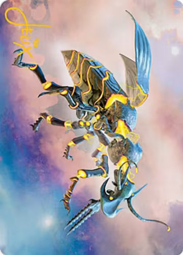 Zabaz, the Glimmerwasp Art Card (Gold-Stamped Signature) (65), Art Series: Modern Horizons 2 — Magic card price