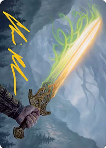 Sword of Hearth and Home Art Card (Gold-Stamped Signature) (64) — card price