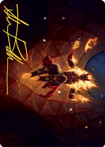 Yusri, Fortune's Flame Art Card (Gold-Stamped Signature) (60), Art Series: Modern Horizons 2 — Magic card price