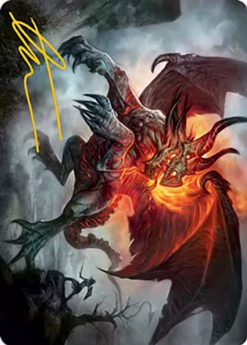 Piru, the Volatile Art Card (Gold-Stamped Signature) (58), Art Series: Modern Horizons 2 — Magic card price