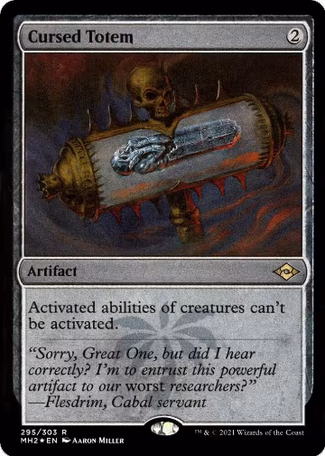 Cursed Totem (Foil Etched) (295), Modern Horizons 2 — Magic card price