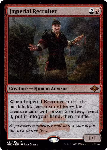 Imperial Recruiter (Foil Etched) (281), Modern Horizons 2 — Magic card price