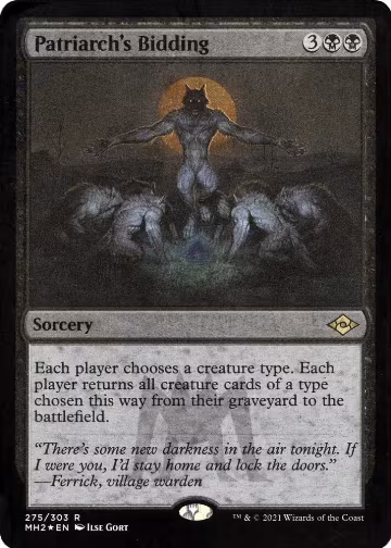 Patriarch's Bidding (Foil Etched) (275), Modern Horizons 2 — Magic card price