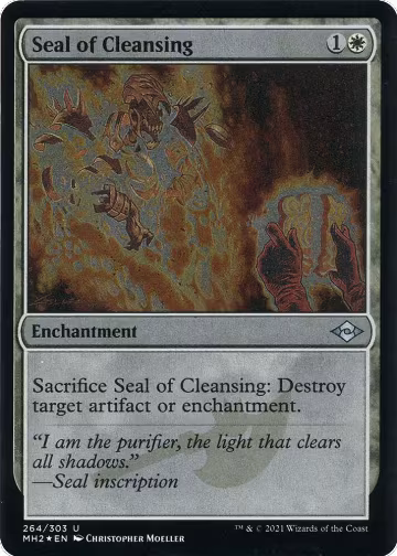 Seal of Cleansing (Foil Etched) (264), Modern Horizons 2 — Magic card price
