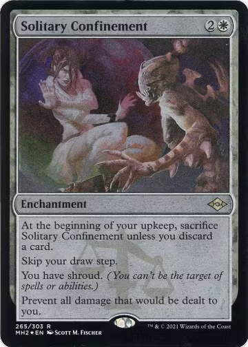 Solitary Confinement (Foil Etched) (265), Modern Horizons 2 — Magic card price