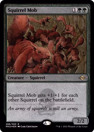 Squirrel Mob (Foil Etched) (286), Modern Horizons 2 — Magic card price