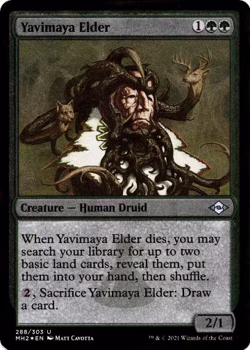 Yavimaya Elder (Foil Etched) (288), Modern Horizons 2 — Magic card price