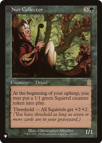 Nut Collector (259/350), The List Reprints — Magic card price