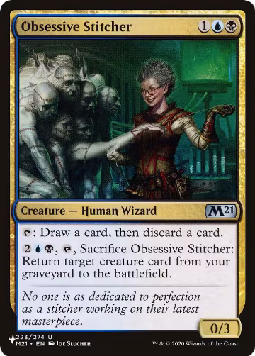 Obsessive Stitcher (223/274), The List Reprints — Magic card price