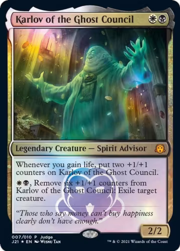 Karlov of the Ghost Council (7), Judge Promos — Magic card price