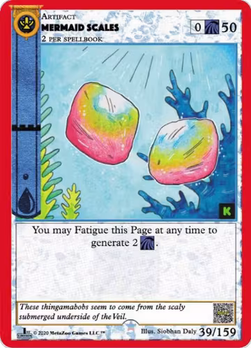 Mermaid Scales (39), Cryptid Nation: Kickstarter Edition — MetaZoo card price