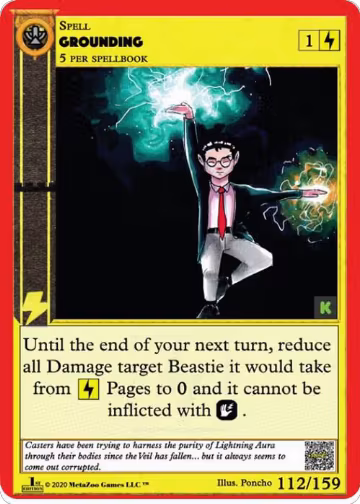 Grounding (112), Cryptid Nation: Kickstarter Edition — MetaZoo card price
