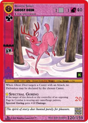 Ghost Deer (120) — card price