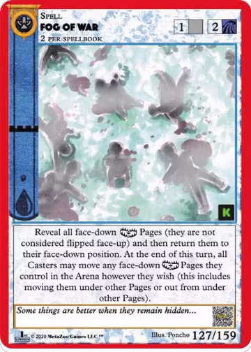 Fog of War (127), Cryptid Nation: Kickstarter Edition — MetaZoo card price