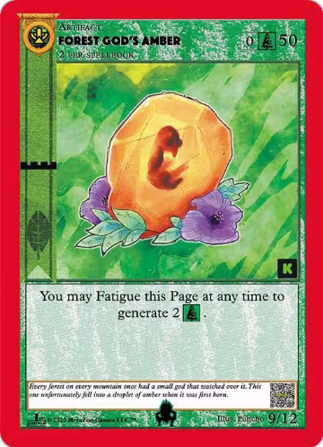 Forest God's Amber (9) — card price