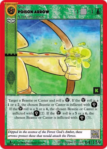 Poison Arrow (64), Cryptid Nation: Kickstarter Edition — MetaZoo card price