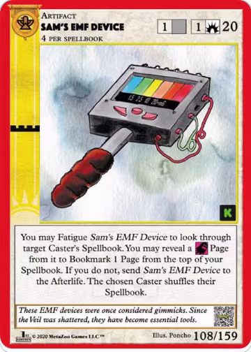 Sam's EMF Device (108) — card price
