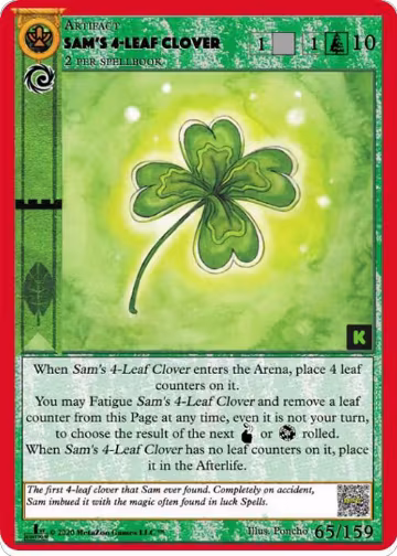 Sam's 4-Leaf Clover (65), Cryptid Nation: Kickstarter Edition — MetaZoo card price