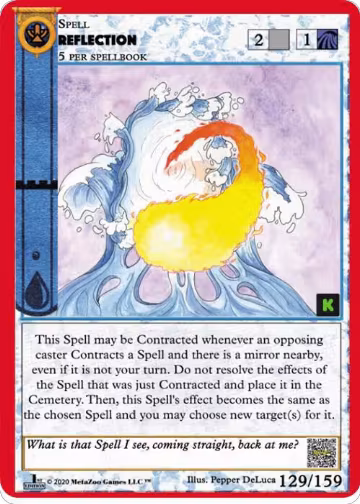 Reflection (129), Cryptid Nation: Kickstarter Edition — MetaZoo card price