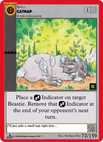 Catnap (72), Cryptid Nation: Kickstarter Edition — MetaZoo card price