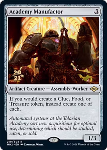 Academy Manufactor (219), Prerelease Cards — Magic card price