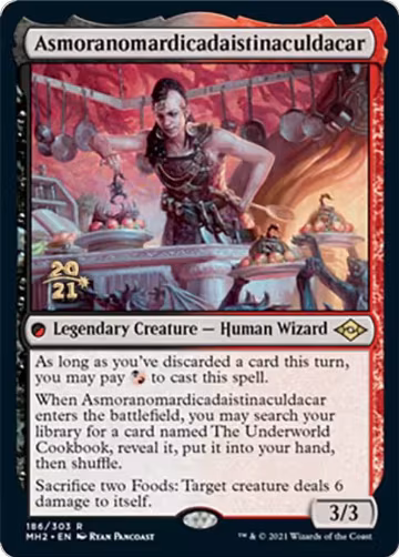 Asmoranomardicadaistinaculdacar (186), Prerelease Cards — Magic card price