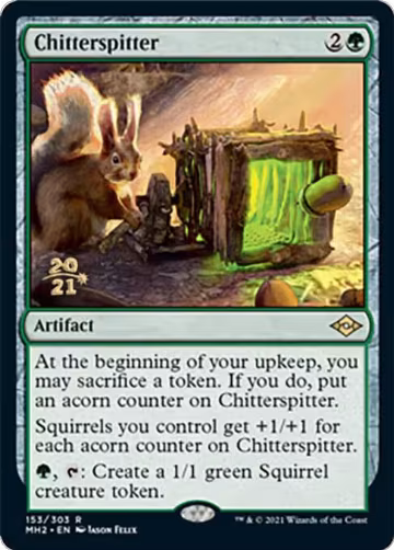 Chitterspitter (153), Prerelease Cards — Magic card price