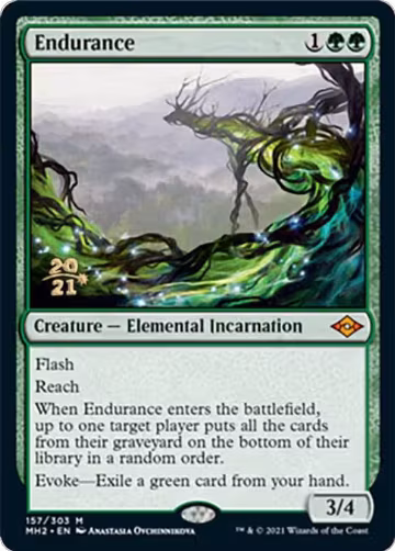 Endurance (157), Prerelease Cards — Magic card price