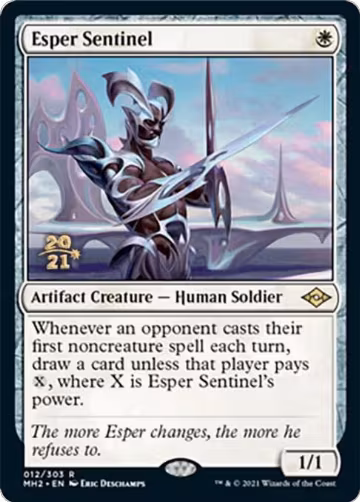 Esper Sentinel (12), Prerelease Cards — Magic card price