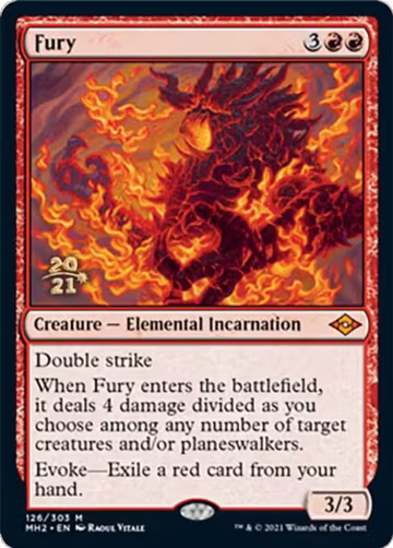 Fury (126), Prerelease Cards — Magic card price