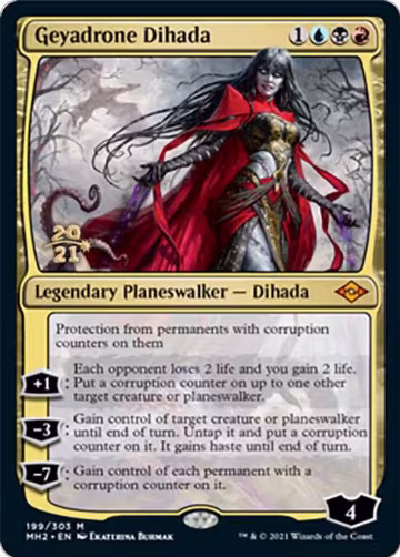Geyadrone Dihada (199), Prerelease Cards — Magic card price