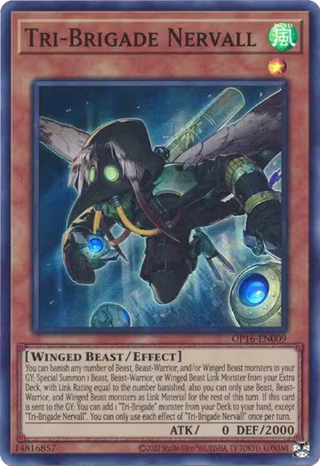 Tri-Brigade Nervall (OP16-EN009), OTS Tournament Pack 16 — Yu-Gi-Oh! card price