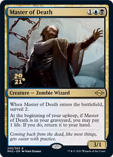 Master of Death (205), Prerelease Cards — Magic card price