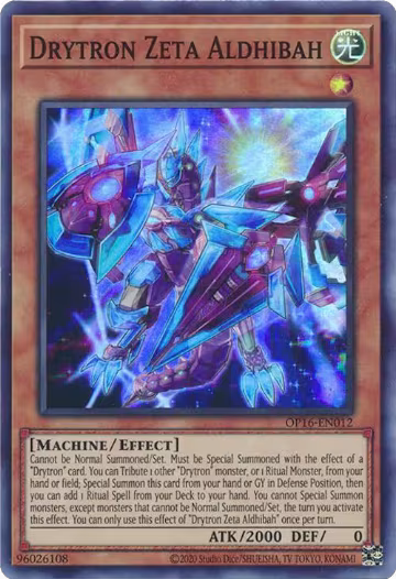 Drytron Zeta Aldhibah (OP16-EN012), OTS Tournament Pack 16 — Yu-Gi-Oh! card price