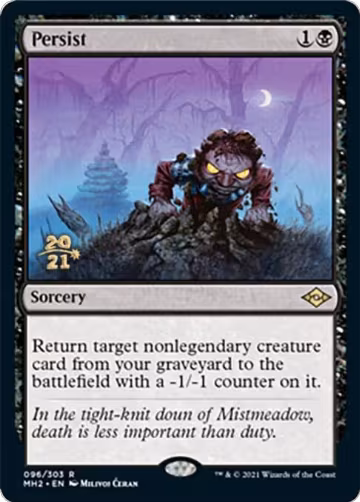 Persist (96), Prerelease Cards — Magic card price