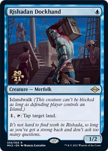 Rishadan Dockhand (59), Prerelease Cards — Magic card price