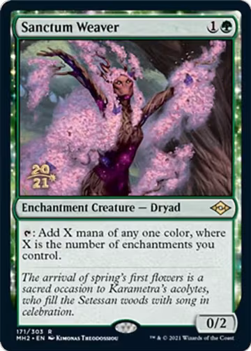 Sanctum Weaver (171), Prerelease Cards — Magic card price