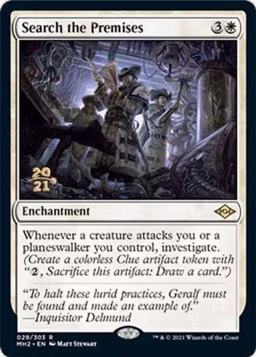 Search the Premises (29), Prerelease Cards — Magic card price