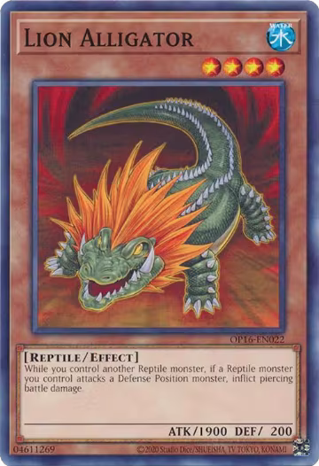 Lion Alligator (OP16-EN022), OTS Tournament Pack 16 — Yu-Gi-Oh! card price